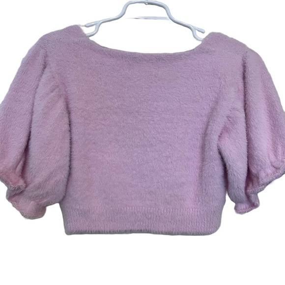 Urban Outfitters -Nadia Cropped Short Sleeve Sweater   Women’s  Size M - Picture 7 of 7